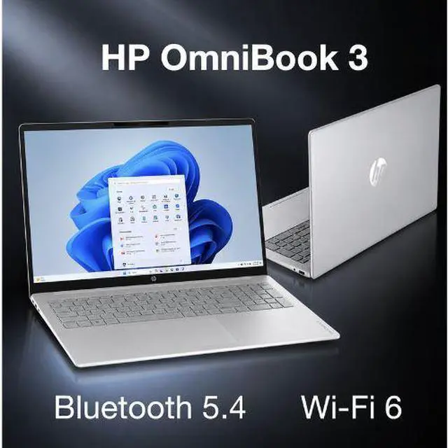 Alt view image 4 of 5 - HP OmniBook 3 16.0" Touch WUXGA AMD Ryzen 5 40 2.80GHz 16GB RAM 256GB SSD W11H