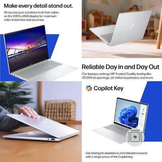 Alt view image 5 of 5 - HP OmniBook 3 16.0" Touch WUXGA AMD Ryzen 5 40 2.80GHz 16GB RAM 256GB SSD W11H