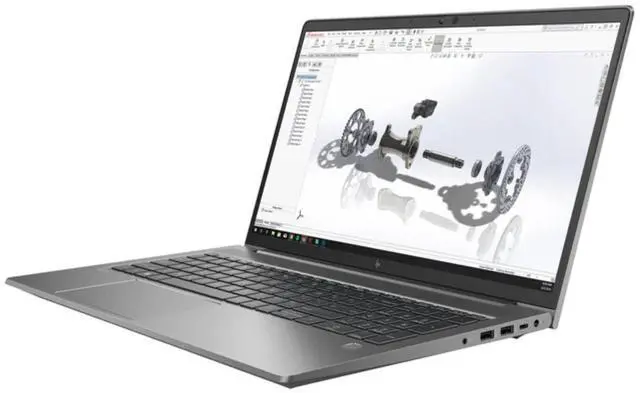 Alt view image 2 of 6 - HP Zbook Power G8 15.6" FHD Intel i7-11850H 32GB 256GB SSD T1200 W11P Laptop GR