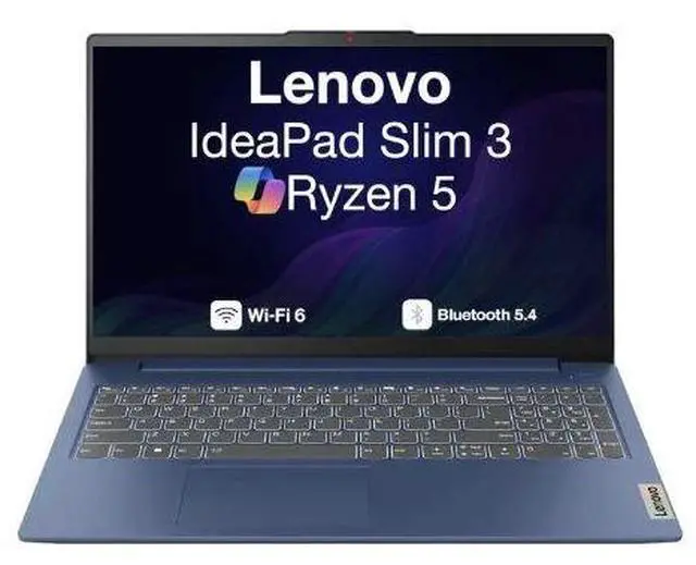 Main image of Lenovo IdeaPad Slim 3 15.6" FHD AMD Ryzen 5 40 2.80GHz 8GB RAM 512GB SSD W11H