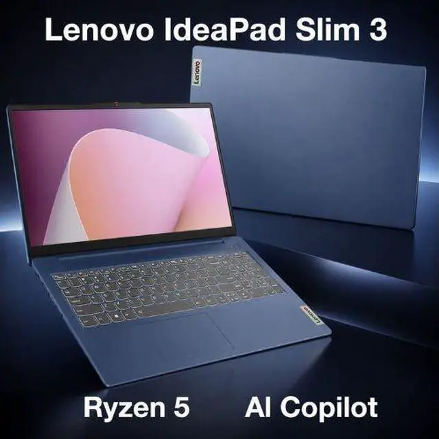 Alt view image 2 of 5 - Lenovo IdeaPad Slim 3 15.6" FHD AMD Ryzen 5 40 2.80GHz 8GB RAM 512GB SSD W11H