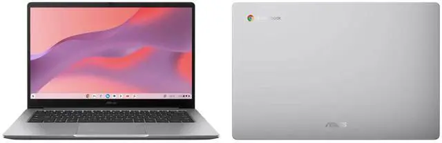 Alt view image 4 of 5 - ASUS CX14 14" FHD Intel Celeron N4500 1.1 GHz 4GB 64GB eMMC Chrome OS Chromebook