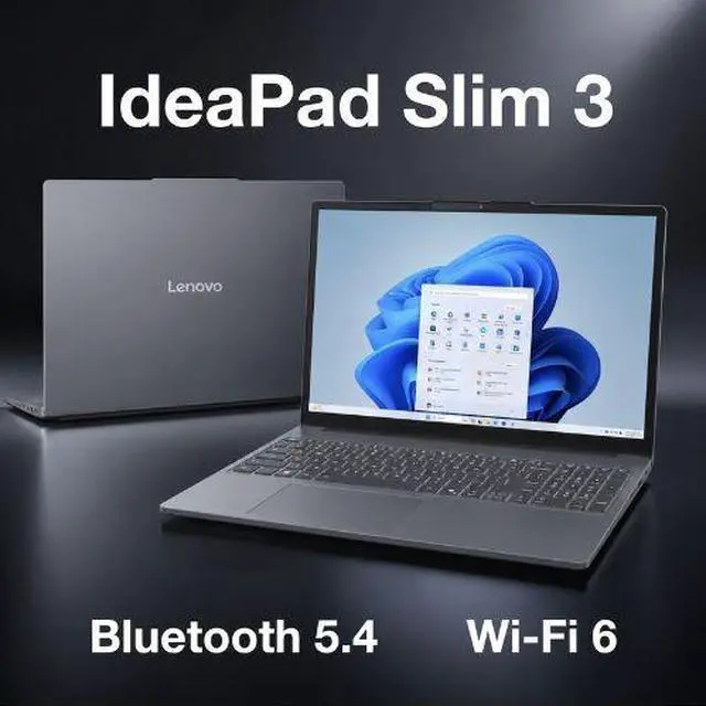 Alt view image 4 of 5 - Lenovo IdeaPad Slim 3 15.3" AMD Core Ryzen 7 170 16GB DDR5 512GB SSD W11H