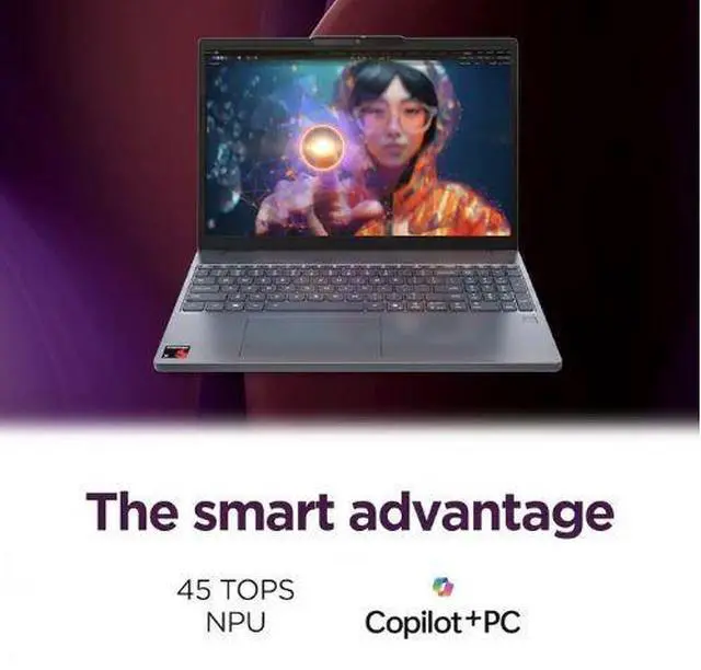 Alt view image 4 of 5 - Lenovo IdeaPad Slim 15.3" Touch WUXGA Snapdragon X X1-26-100 16GB 1TB SSD W11H