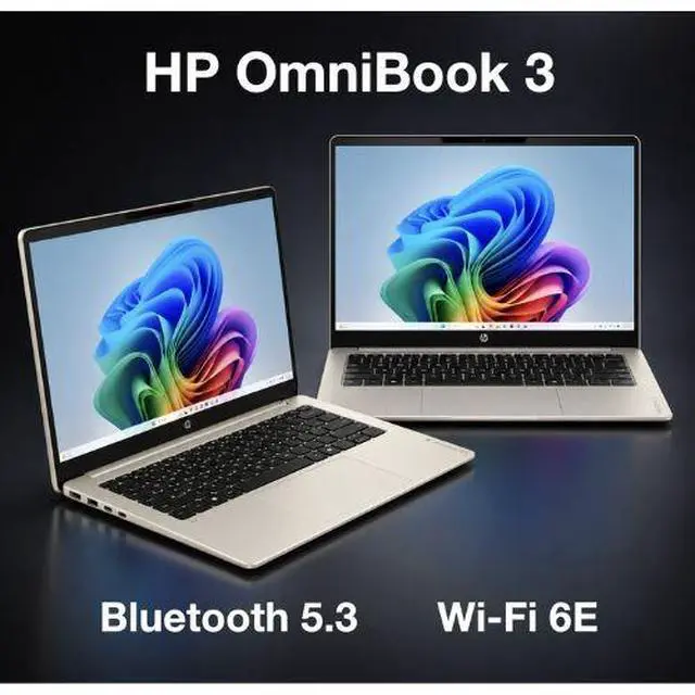 Alt view image 4 of 5 - HP OmniBook 3 AI PC 14.0" Touch WUXGA Snapdragon X X1-26-100 16GB RAM 512GB W11H