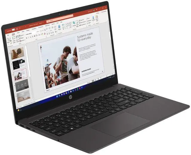 Alt view image 2 of 5 - HP 255R 15.6" FHD AMD Ryzen 7 7735U 2.7 GHz 16GB 512GB SSD FreeDos Laptop, Black