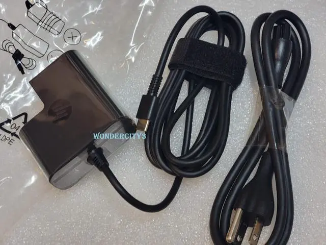 Main image of HP 45W USB-C AC Adapter for HP Elite x2 1012 G1, 1012 G2, G4 -Genuine Guaranteed