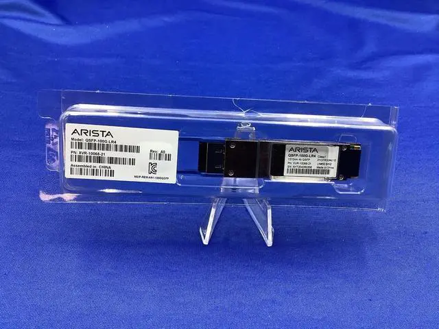 Main image of QSFP-100G-LR4-ARISTA ARISTA 100GBASE-LR4 1310nm 10km QSFP28 SMF XVR-10068-21