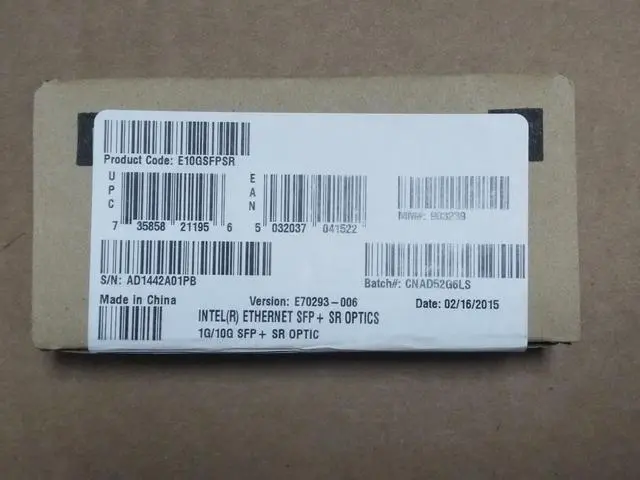 Main image of F/S E10GSFPSR Intel 10G Ethernet SFP+ SR Optic for X520-DA2/SR2