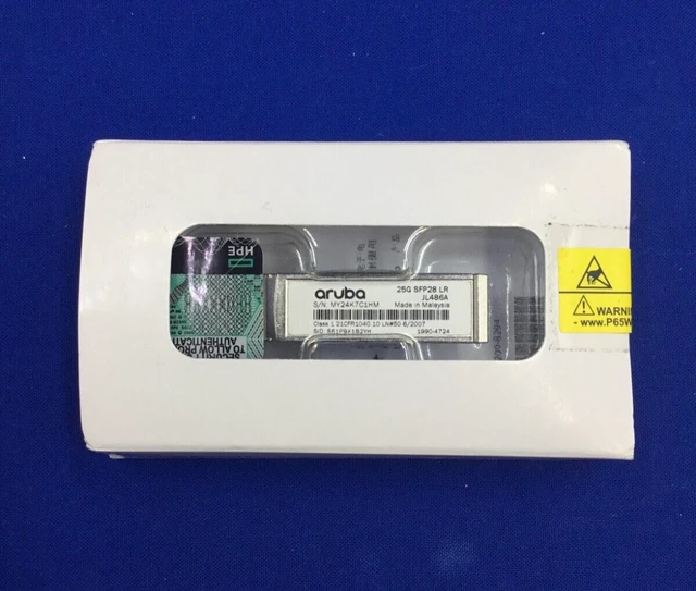 Main image of HPE JL486A Aruba 25G SFP28 LC LR 10KM SMF Transceiver JL486-61001