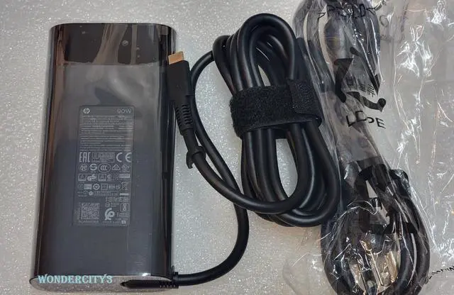 Alt view image 5 of 7 - Original HP 90W USB-C AC Adapter For Select Spectre x360 Laptop PC- 904144-850