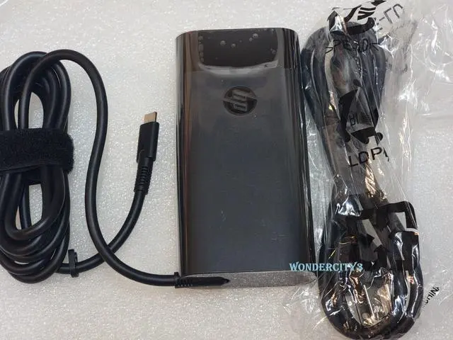Alt view image 6 of 7 - Original HP 90W USB-C AC Adapter For Select Spectre x360 Laptop PC- 904144-850