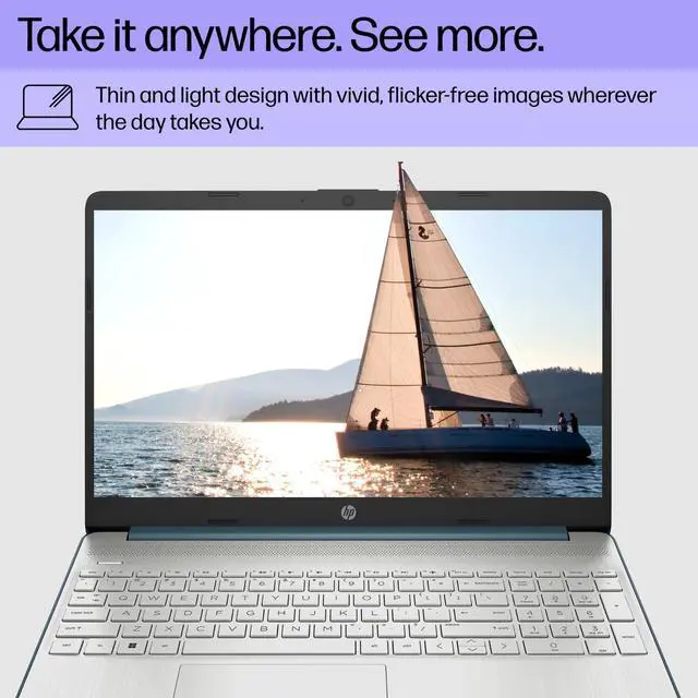 Alt view image 6 of 7 - HP Laptop Computer Office 2024 15.6" Intel Core i3 12GB RAM 256GB SSD Win 11 Pro