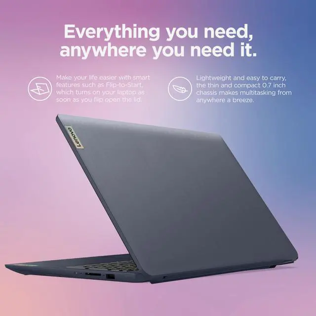 Alt view image 6 of 7 - Lenovo IdeaPad Laptop 15.6" Touch AMD Ryzen 5, 12GB RAM 256GB SSD Office Backlit