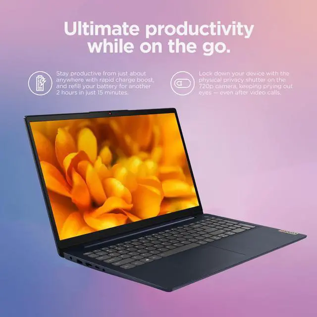 Alt view image 5 of 7 - Lenovo IdeaPad Laptop 15.6" Touch AMD Ryzen 5, 12GB RAM 256GB SSD Office Backlit