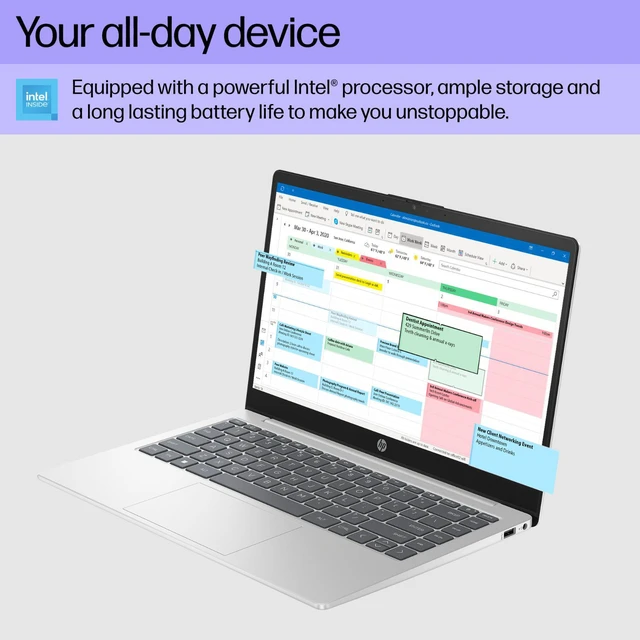 Alt view image 5 of 7 - HP Laptop Computer 14" Quad-Core Intel N200, 8GB RAM 756GB Storage, Win 11 Pro