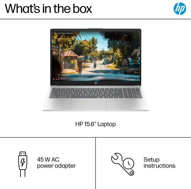 Alt view image 5 of 7 - 2026 HP Laptop Notebook 15.6 Touch Office 2024 AMD Ryzen 5 8GB RAM 512GB SSD Pro