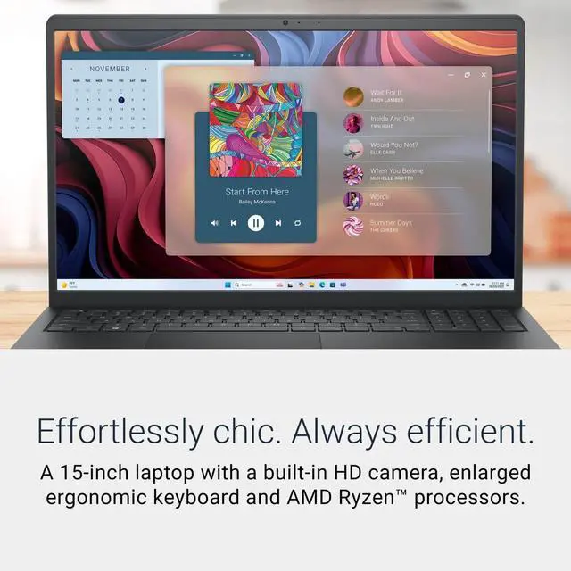 Alt view image 5 of 7 - 2026 Dell Inspiron 15.6" Laptop Touch AMD Ryzen 7 7730U 8GB RAM 512GB SSD Office