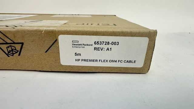 Alt view image 4 of 6 - HPE QK734A HP Premier Flex LC/LC OM4 FC 15Ft 5M Cable 653728-003 656429-001 MM