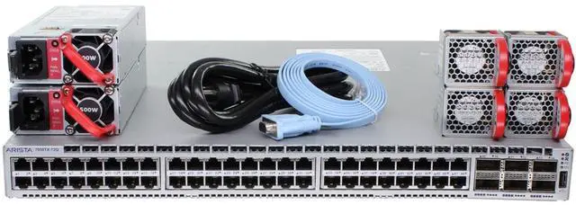 Main image of Arista DCS-7050TX-72Q-F 48P 10GbE Base-T 6P 40GbE QSFP+ Switch