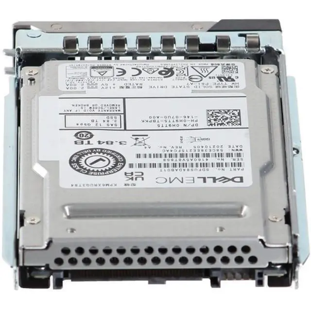 Alt view image 4 of 5 - (NOT FOR HOME PC!) H9TT5-CP1 Dell 3.84TB 12/24Gbps SAS RI TLC 2.5 SSD KPM6XRUG3T84 CPO
