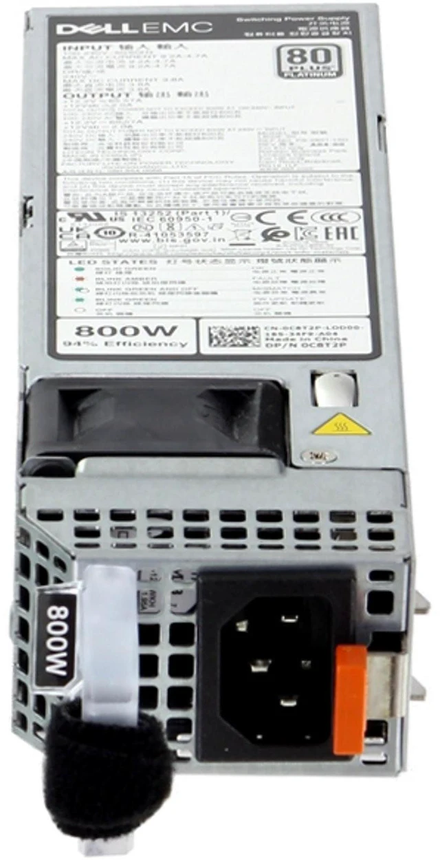 Alt view image 2 of 5 - C8T2P Dell 15G/16G 800W 80+ Platinum 60mm PSU -CR