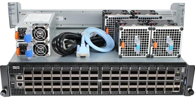 Alt view image 5 of 5 - Dell Z9264F-ON 64P 100GbE QSFP28 2P SFP+ PSU-I/O Switch (Kit)