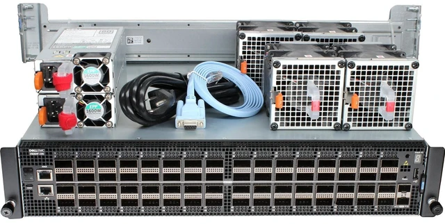 Alt view image 5 of 6 - Dell Z9264F-ON 64P 100GbE QSFP28 2P SFP+ I/O-PSU Switch (Kit)