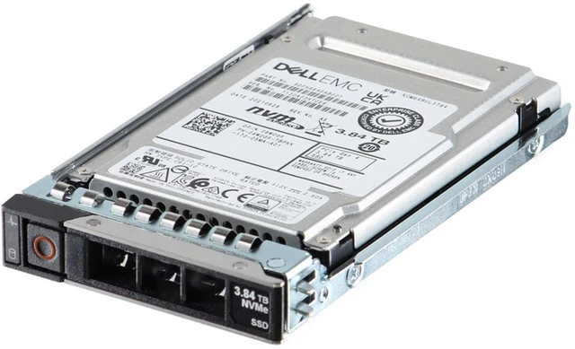 Main image of 8W2G5-CD1 Dell 3.84TB Enterprise NVMe Gen4 RI TLC 2.5 SSD CM6-R