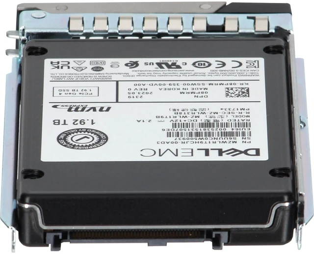 Alt view image 4 of 5 - 8PMRM-CD1 Dell 1.92TB Enterprise NVMe Gen4 RI TLC 2.5 SSD PM1733a