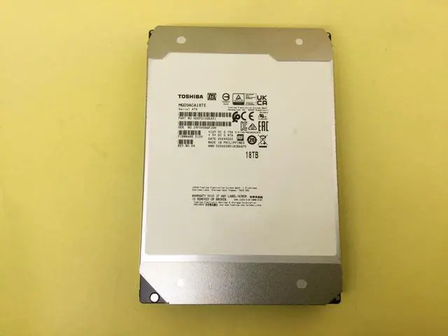 Alt view image 2 of 3 - Toshiba 18TB 7.2K SATA 6Gb/s 3.5in 512e HDD MG09ACA18TE
