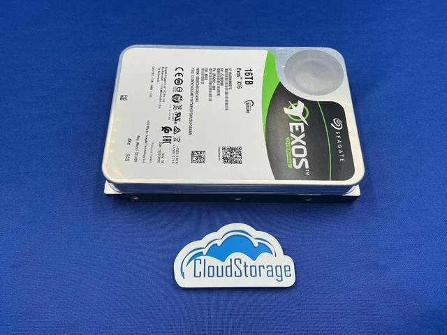 Alt view image 2 of 6 - (NOT FOR HOME PC!) ST16000NM007G Seagate Exos X16 16TB 3.5 7.2K RPM SAS 12Gb/s 256MB HDD pull