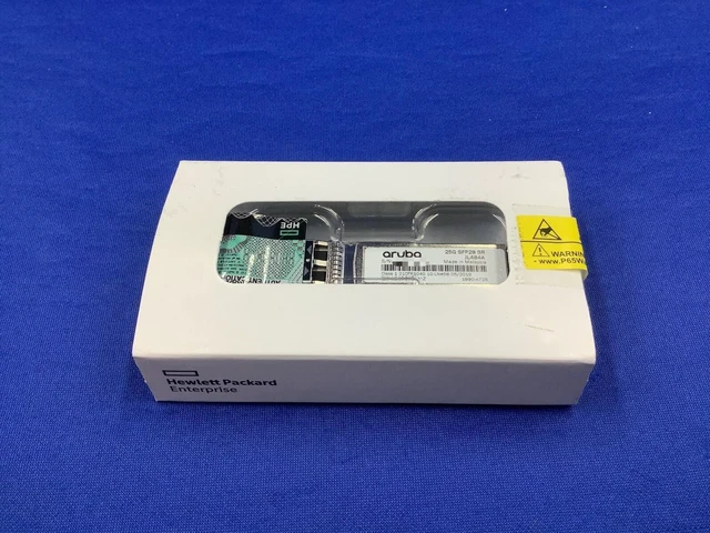 Main image of JL484A HPE ARUBA 25G SFP28 LC SR 100M MMF XCVR