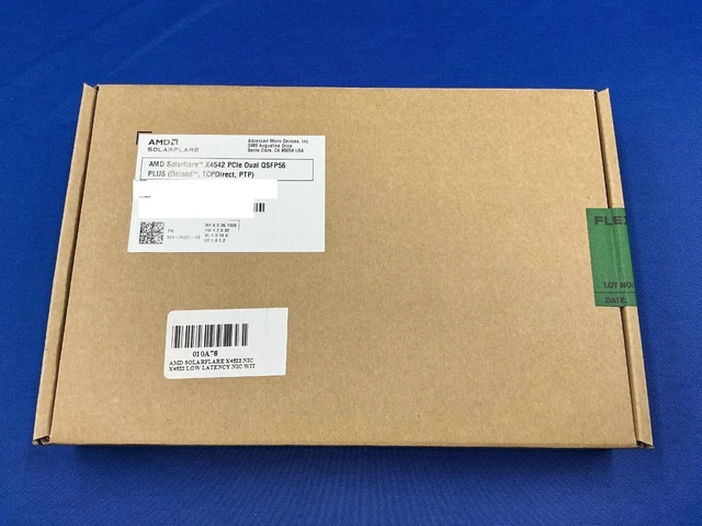 Main image of X4542-PLUS AMD Solarflare X4542 Dual Ports QSFP56 100GbE PCIe 5.0 x8 Network