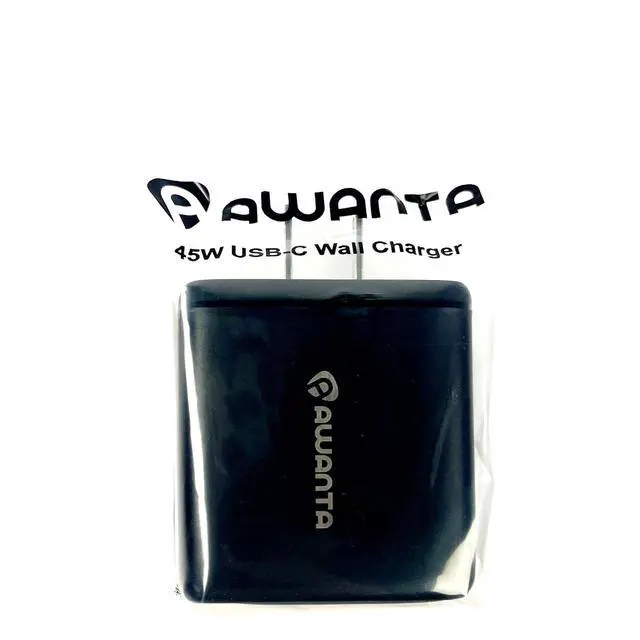 Alt view image 2 of 3 - Lot of 5 - Awanta 45W USB-C Wall Charger NO CABLE - Black