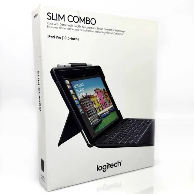 Main image of iPad Pro 10.5" Logitech Slim Combo Folio Case with Detachable Backlit Keyboard