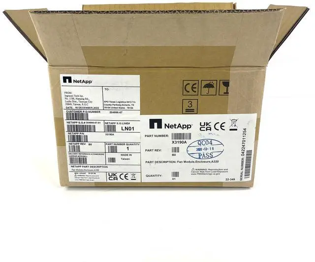 Alt view image 2 of 3 - NetApp X3190A Hot Swappable Fan Module 441-00074 for NetApp AFFA400 FAS8300