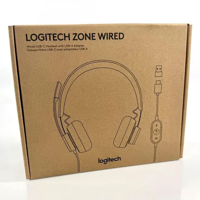 Main image of Logitech Zone Microsoft Teams Noise Cancelling Headset USB-C USB-A 981-000