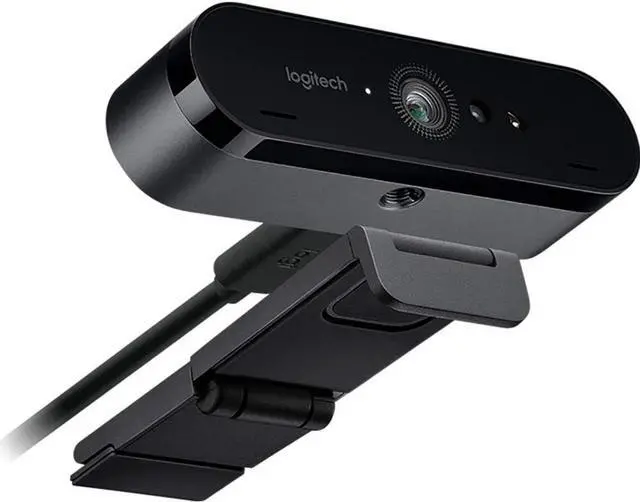Alt view image 3 of 7 - Logitech BRIO 4K Pro Webcam Ultra HD Video + HDR 960-001105 MSIP-REM-DZL-V-U0040