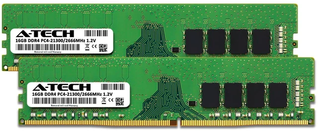 Alt view image 2 of 5 - 32GB 2x 16GB DDR4-2666 Lenovo ThinkStation P330 SFF Gen 2 P330 Tower Memory RAM