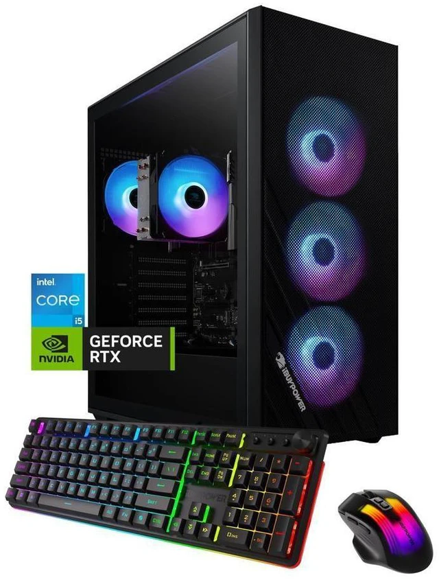 Main image of iBUYPOWER Scale ARGB Intel i5-14400F 16GB 1TB RTX 5060 Ti W11H Gaming Desktop