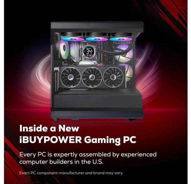 Alt view image 3 of 5 - iBUYPOWER HYTE Y40 Pro RGB AMD Ryzen 7 9800X3D 32GB 1TB RTX 5070 Ti W11H Desktop