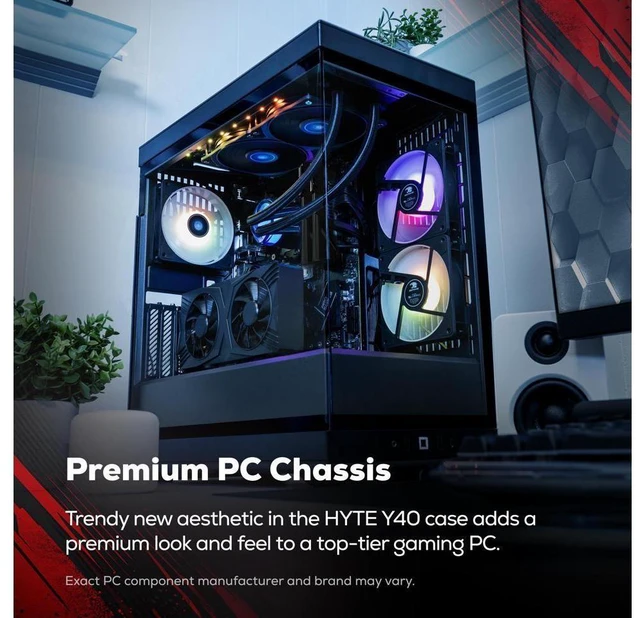 Alt view image 4 of 5 - iBUYPOWER HYTE Y40 Pro RGB AMD Ryzen 7 9800X3D 32GB 1TB RTX 5070 Ti W11H Desktop