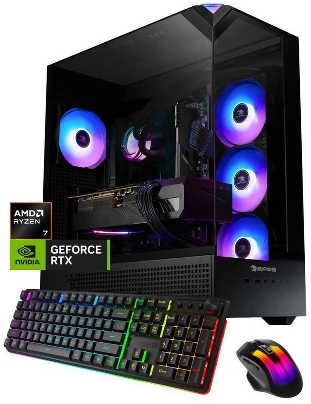 Main image of iBUYPOWER Element AMD Ryzen 7 7800X3D 16GB 1TB RTX 5060 Ti W11H Gaming Desktop