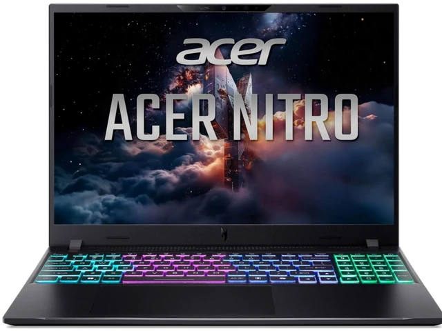 Alt view image 2 of 5 - Acer Nitro V 16S AI 16" WUXGA Intel Ultra7 355 16GB 1TB SSD RTX 5070 W11H Laptop