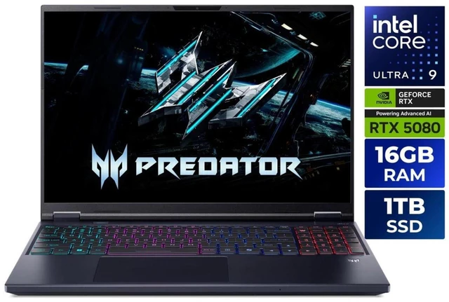 Main image of Acer Predator Helios Neo16 16" WQXGA Intel Ultra 9 275HX 32GB 1TB RTX 5070 W11H