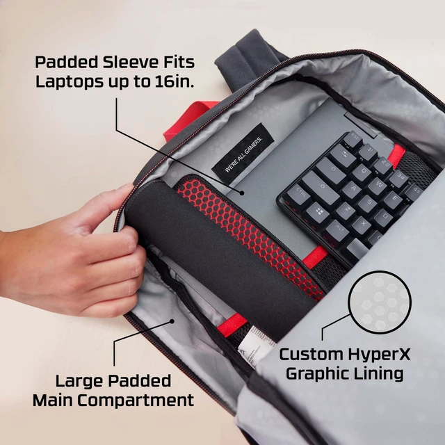 Alt view image 7 of 7 - HyperX Delta Backpack