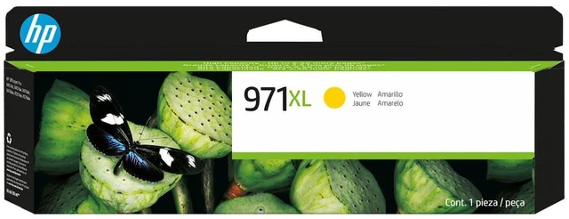 Main image of HP 971XL High Yield Yellow Original Ink Cartridge, ~6,600 pages, CN628AM