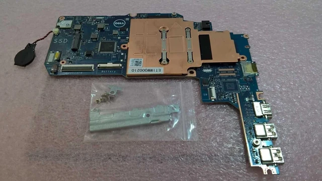 Alt view image 3 of 7 - Dell Latitude 3180 Motherboard With Intel N3350 1.10GHz 4GB RAM 01J31P LA-E371P