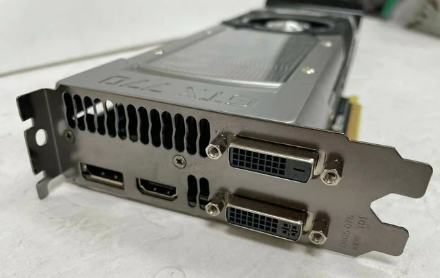 Alt view image 4 of 6 - Dell GeForce GTX 770 Founders Edition 2GB 384-bit GDDR5 PCI Express 3.0 0CRVMW